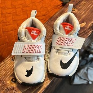 Nike Kids White and Black Shoes